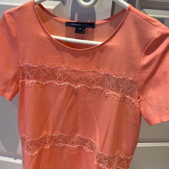 Peach French connection top size XS - Picture 1 of 3
